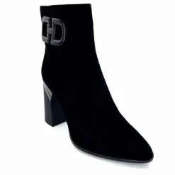 Soirée|Féminin<Elue Par Nous Bottines à Talons Métamorfose Salins Daim Noir Marron