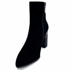 Soirée|Féminin<Elue Par Nous Bottines à Talons Métamorfose Salins Daim Noir Marron