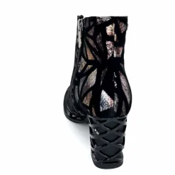 Soirée|Fantaisie<Elue Par Nous Bottines à Talons Métamorphose Saboteuse Textile NoirBrillant Multicolore MulticoloreNoir