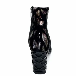 Soirée|Fantaisie<Elue Par Nous Bottines à Talons Métamorphose Saboteuse Textile NoirBrillant Multicolore MulticoloreNoir