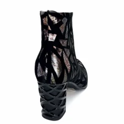 Soirée|Fantaisie<Elue Par Nous Bottines à Talons Métamorphose Saboteuse Textile NoirBrillant Multicolore MulticoloreNoir