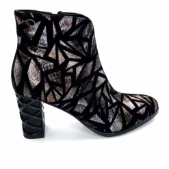 Soirée|Fantaisie<Elue Par Nous Bottines à Talons Métamorphose Saboteuse Textile NoirBrillant Multicolore MulticoloreNoir