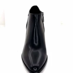 Talon|Féminin<Regarde Le Ciel Bottines à Talons Buffy 03 Cuir Noir Argenté ArgentNoir