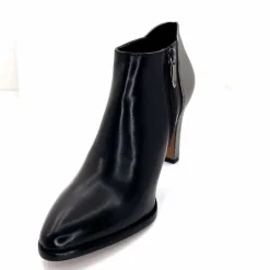 Talon|Féminin<Regarde Le Ciel Bottines à Talons Buffy 03 Cuir Noir Argenté ArgentNoir