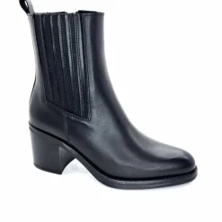 Elégant|Basic<Alpe Bottines 2403 Cuir Noir