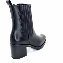Elégant|Basic<Alpe Bottines 2403 Cuir Noir