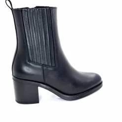 Elégant|Basic<Alpe Bottines 2403 Cuir Noir