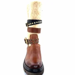 Montagne|Mi-bottes<AS 98 Bottines AS98 A89322 Cuir Fourrure Beige Marron