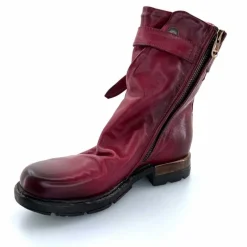 Rock|Bottines<AS 98 Bottines AS98 B80213 Cuir Rubis Rouge