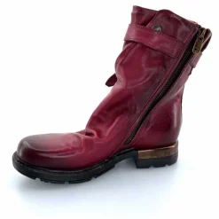 Rock|Bottines<AS 98 Bottines AS98 B80213 Cuir Rubis Rouge