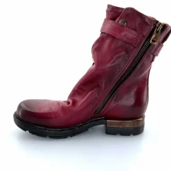 Rock|Bottines<AS 98 Bottines AS98 B80213 Cuir Rubis Rouge