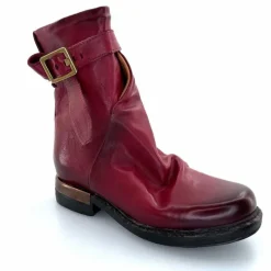 Rock|Bottines<AS 98 Bottines AS98 B80213 Cuir Rubis Rouge