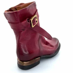 Rock|Bottines<AS 98 Bottines AS98 B80213 Cuir Rubis Rouge