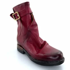 Rock|Bottines<AS 98 Bottines AS98 B80213 Cuir Rubis Rouge