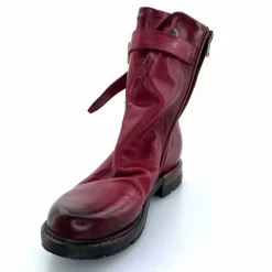 Rock|Bottines<AS 98 Bottines AS98 B80213 Cuir Rubis Rouge