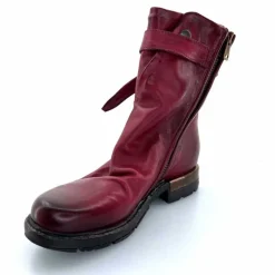 Rock|Bottines<AS 98 Bottines AS98 B80213 Cuir Rubis Rouge