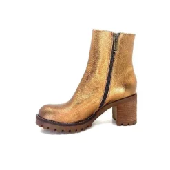 Montagne|Bottines<Minka Bottines Bikers Foly Cuir Dé Or