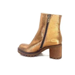 Montagne|Bottines<Minka Bottines Bikers Foly Cuir Dé Or