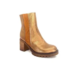 Montagne|Bottines<Minka Bottines Bikers Foly Cuir Dé Or