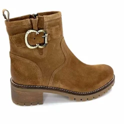 Montagne|Bikers<Minka Bottines Bikers Harper Daim Noisette
