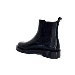Basic|Bottines<398-ivoire Bottines Chelsea Ivoire 4989 Alexis Cuir Noir