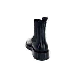 Basic|Bottines<398-ivoire Bottines Chelsea Ivoire 4989 Alexis Cuir Noir