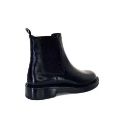 Basic|Bottines<398-ivoire Bottines Chelsea Ivoire 4989 Alexis Cuir Noir