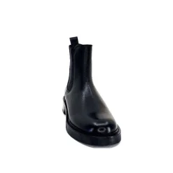 Basic|Bottines<398-ivoire Bottines Chelsea Ivoire 4989 Alexis Cuir Noir
