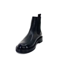 Basic|Bottines<398-ivoire Bottines Chelsea Ivoire 4989 Alexis Cuir Noir
