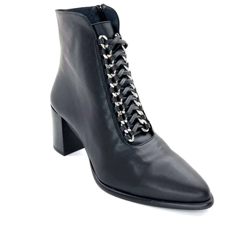 Soirée|Féminin<Dansi Bottines 6104 Cuir Noir