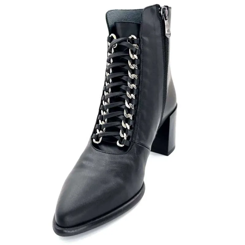 Soirée|Féminin<Dansi Bottines 6104 Cuir Noir