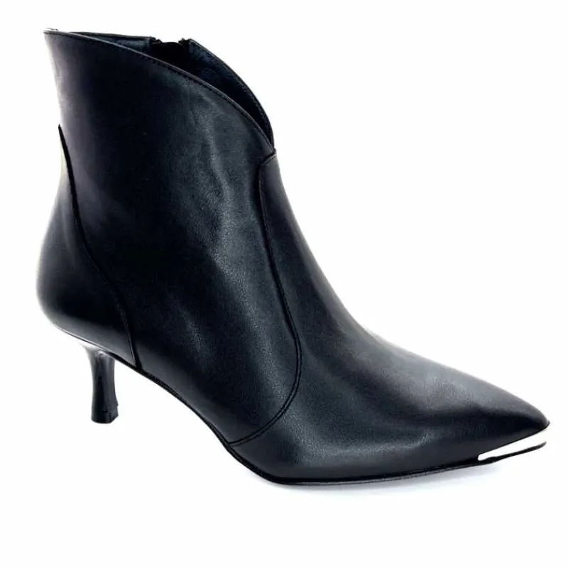 Talon|Elégant<Dansi Bottines 7063 Cuir Noir