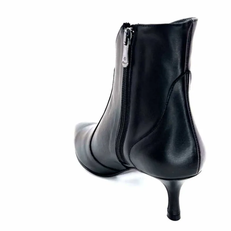 Talon|Elégant<Dansi Bottines 7063 Cuir Noir