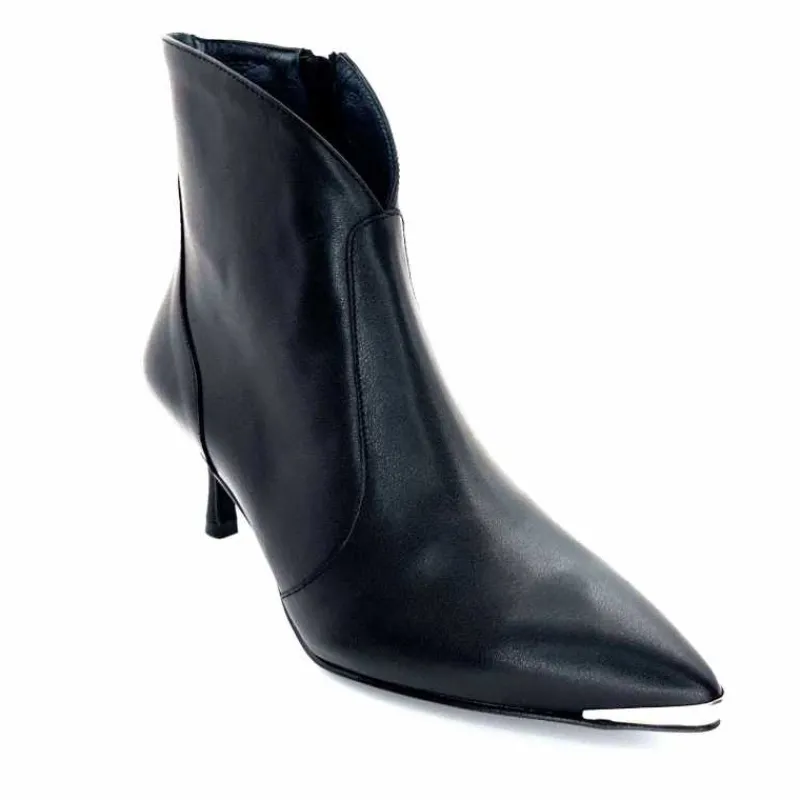 Talon|Elégant<Dansi Bottines 7063 Cuir Noir