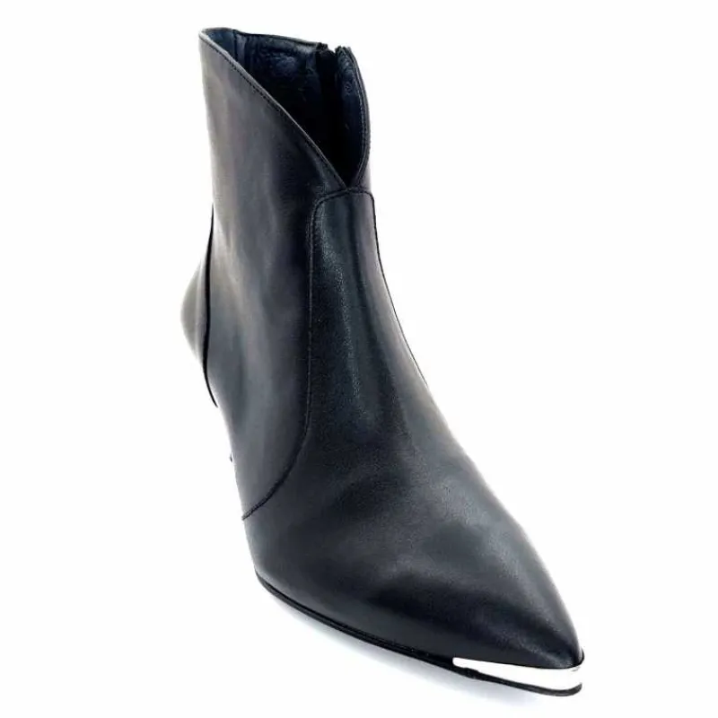 Talon|Elégant<Dansi Bottines 7063 Cuir Noir