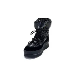 Neige|Montagne<Ivoire0174a Bottines de Neige Ivoire 8666 Textile Noir