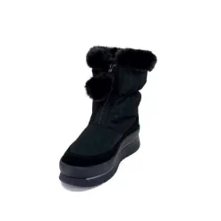 Neige|Fourrure<Ivoire0174a Bottines de Neige Ivoire 8676 Noir