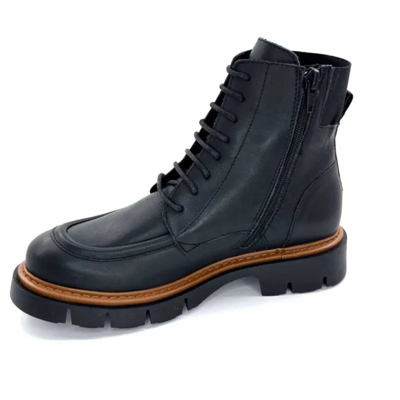 Masculin|Elégant<Ivoire0351a Bottines Derby Ivoire 2546056 Cuir Noir