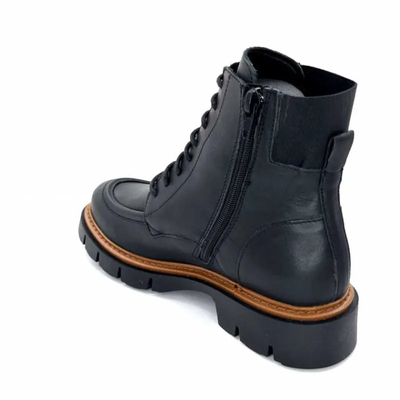 Masculin|Elégant<Ivoire0351a Bottines Derby Ivoire 2546056 Cuir Noir