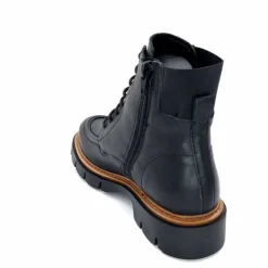 Masculin|Elégant<Ivoire0351a Bottines Derby Ivoire 2546056 Cuir Noir