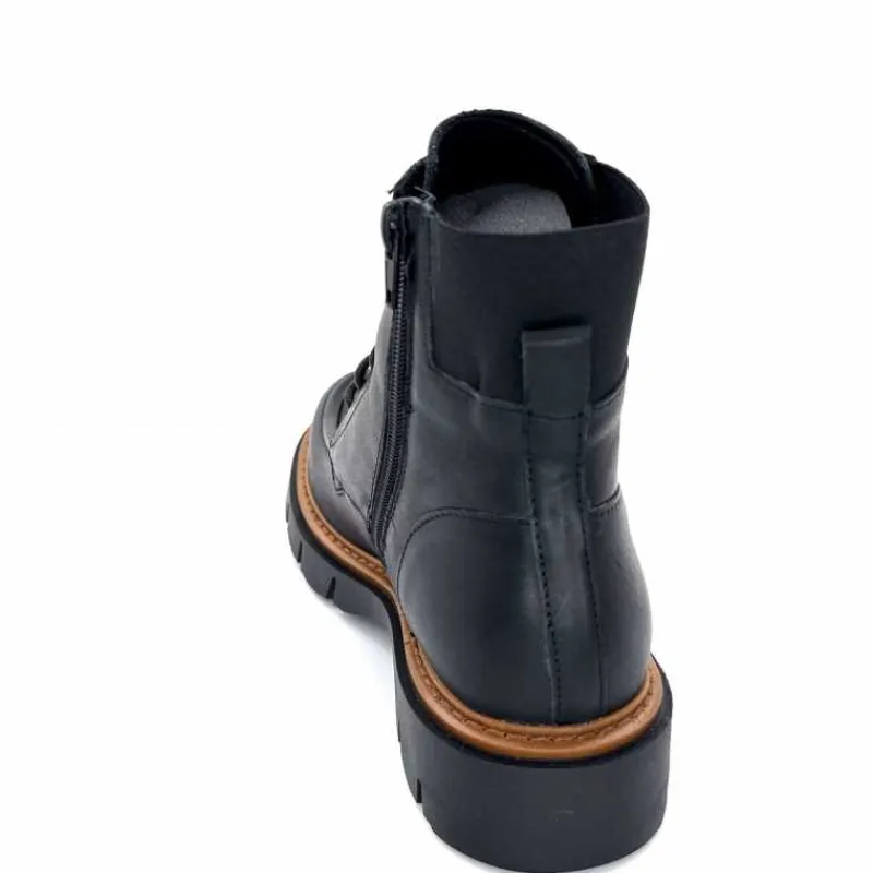 Masculin|Elégant<Ivoire0351a Bottines Derby Ivoire 2546056 Cuir Noir