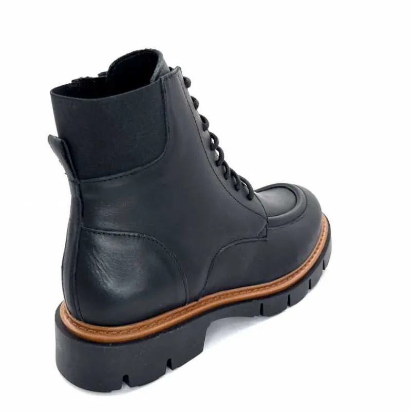 Masculin|Elégant<Ivoire0351a Bottines Derby Ivoire 2546056 Cuir Noir