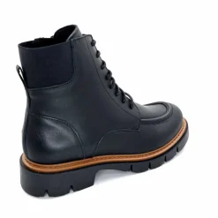 Masculin|Elégant<Ivoire0351a Bottines Derby Ivoire 2546056 Cuir Noir