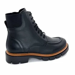 Masculin|Elégant<Ivoire0351a Bottines Derby Ivoire 2546056 Cuir Noir