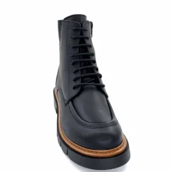 Masculin|Elégant<Ivoire0351a Bottines Derby Ivoire 2546056 Cuir Noir