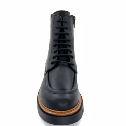 Masculin|Elégant<Ivoire0351a Bottines Derby Ivoire 2546056 Cuir Noir