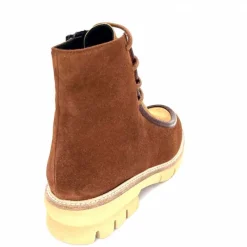 Elégant|Masculin<Ivoire0330 Bottines Derby Ivoire 364 Daim Marron