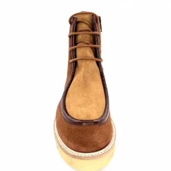 Elégant|Masculin<Ivoire0330 Bottines Derby Ivoire 364 Daim Marron