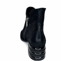Fantaisie<Elue Par Nous Bottines Maculotte Cuir Irisé Vernis Noir