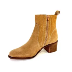 Basic|Bottines Eté<Ivoire0104a Bottines Eté Ivoire A53368 Daim Tan Camel